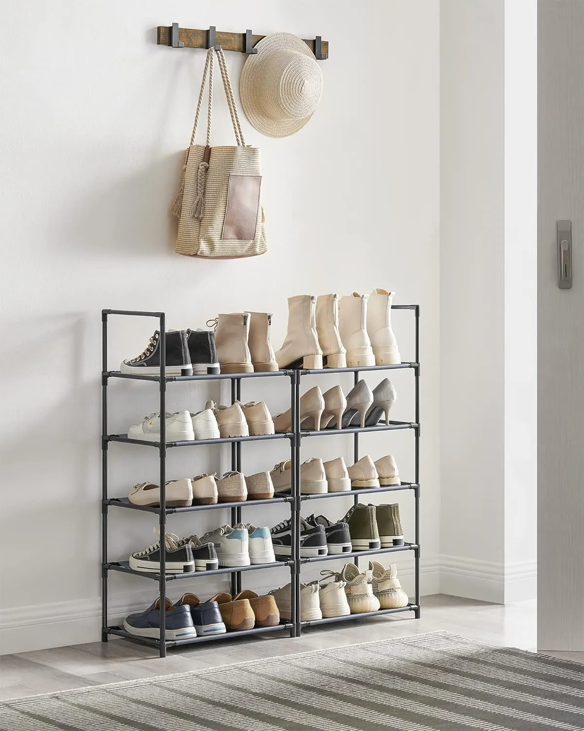 10 Tiers Tall Shoe Rack Storage Shelf