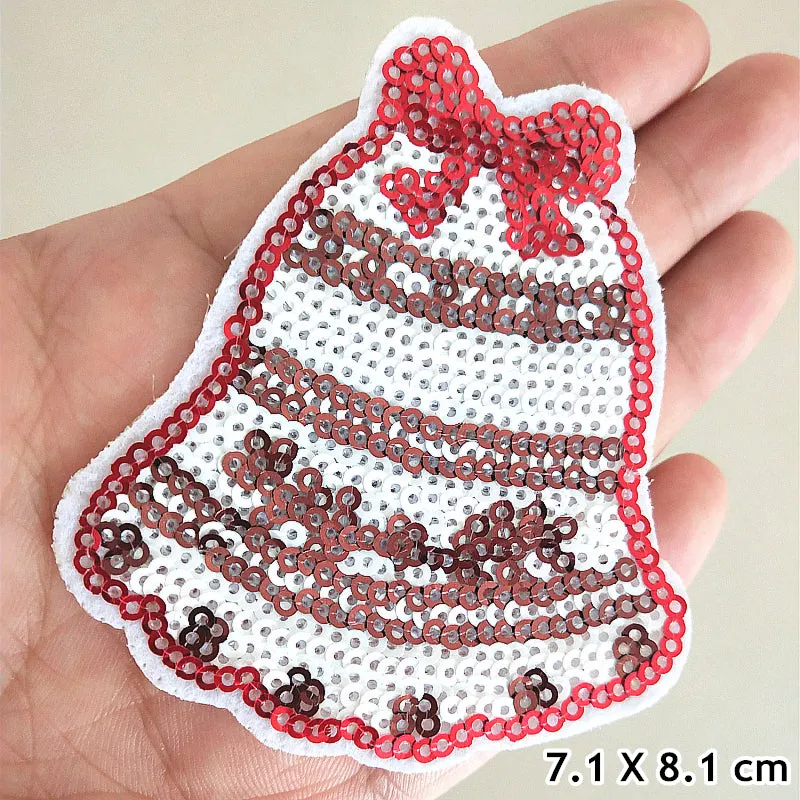 2019 Fashion patch Red carrot Cartoon Iron On Patches For Clothing Embroidery Stripe On Clothes Cute DIY Sequin Applique Badge