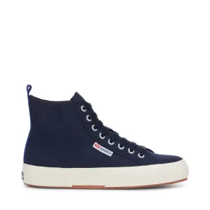 2750 Mid Cotton Sneakers - Navy Blue Spectrum Avorio