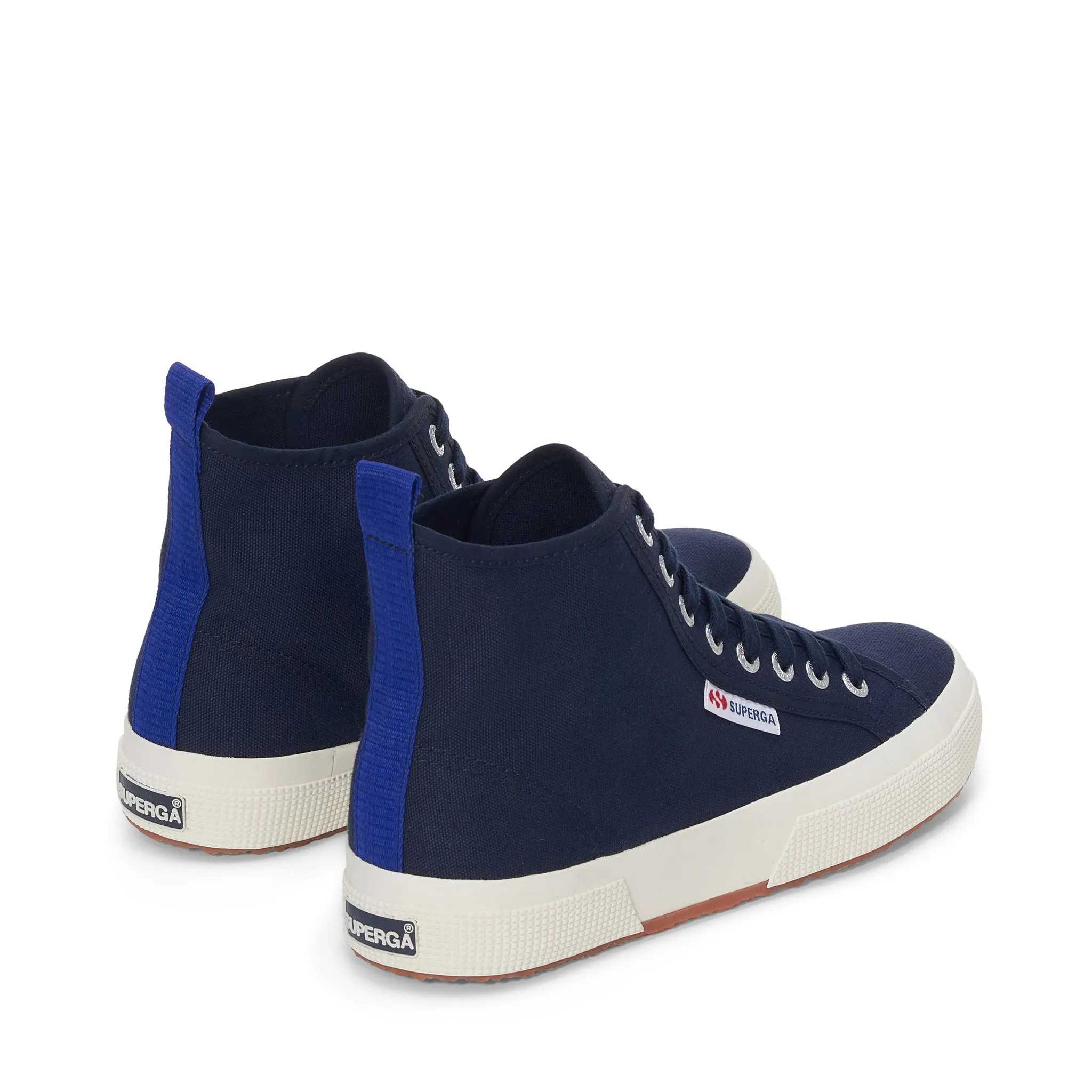 2750 Mid Cotton Sneakers - Navy Blue Spectrum Avorio