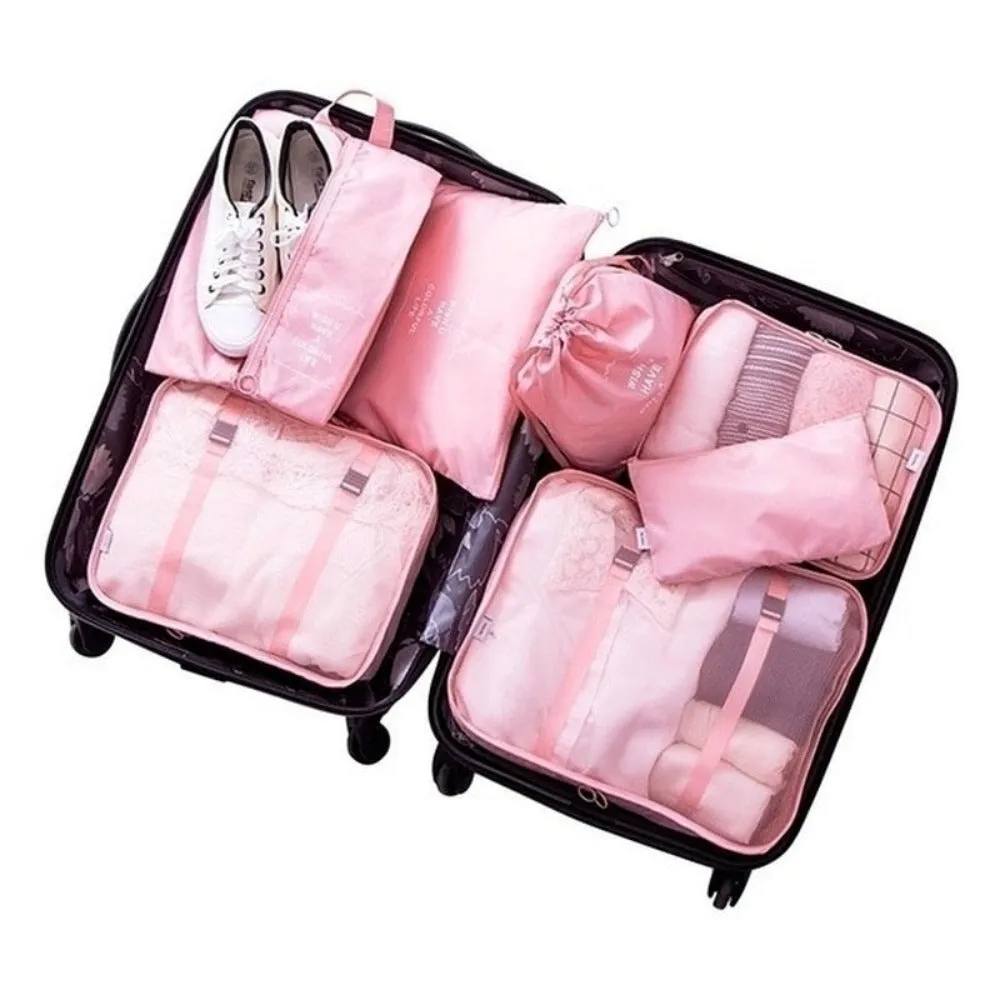 8 PCS Set Waterproof Organizer Storage Bag