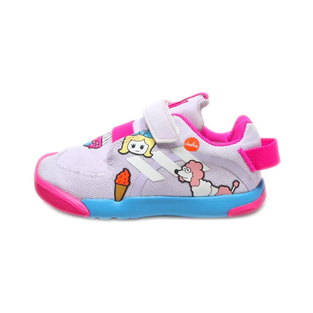 Adidas Activeplay Cleofus Shoes-Purple Tint/Shock Pink/Orange Tint Sneakers Canvas Multicolour Colour For Kids