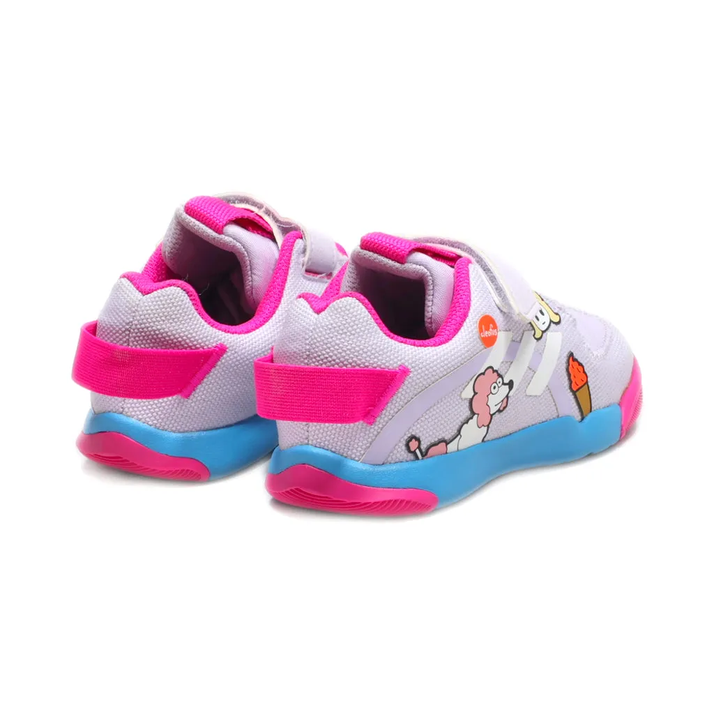 Adidas Activeplay Cleofus Shoes-Purple Tint/Shock Pink/Orange Tint Sneakers Canvas Multicolour Colour For Kids