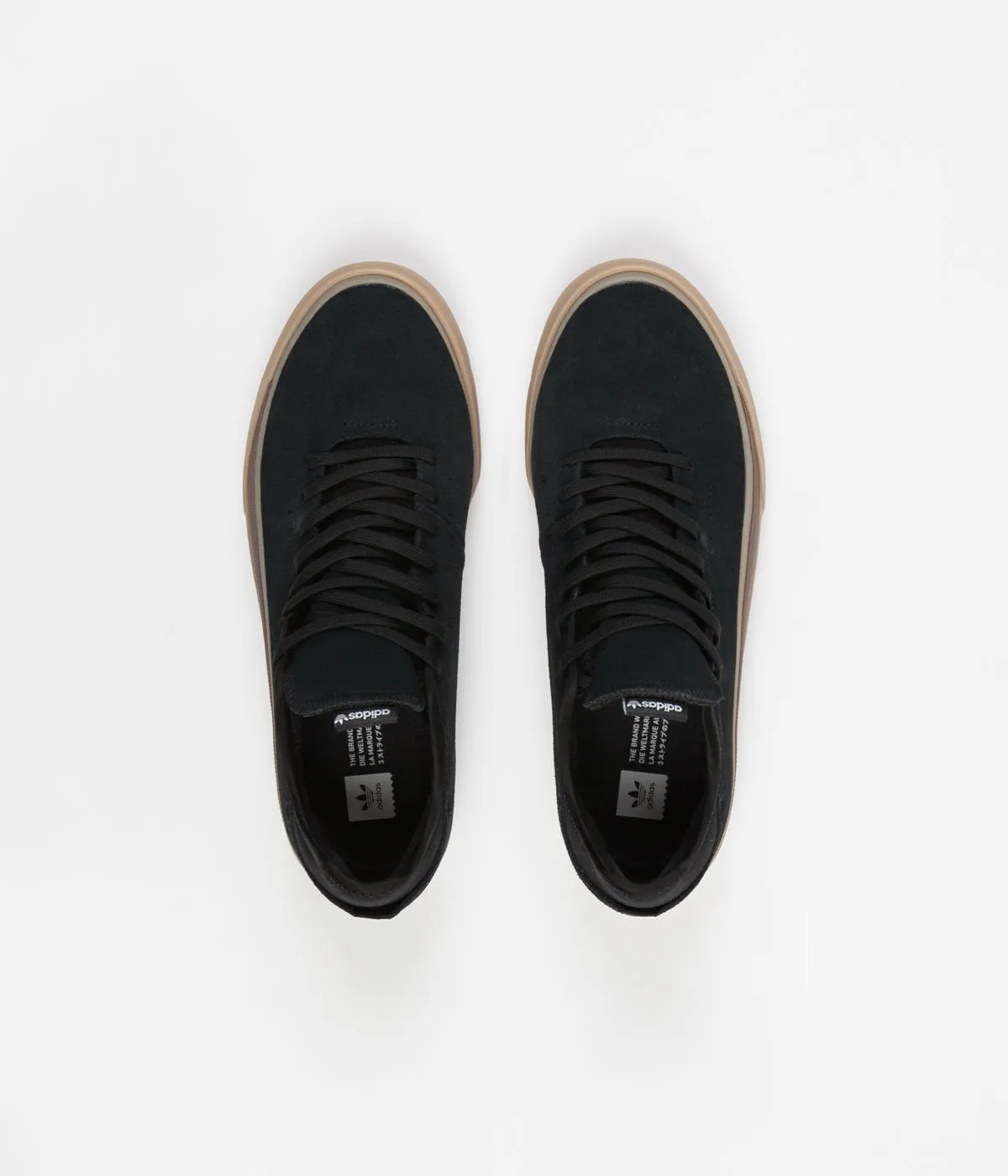 Adidas Sabalo Shoes - Core Black / Gum4 / Gum5