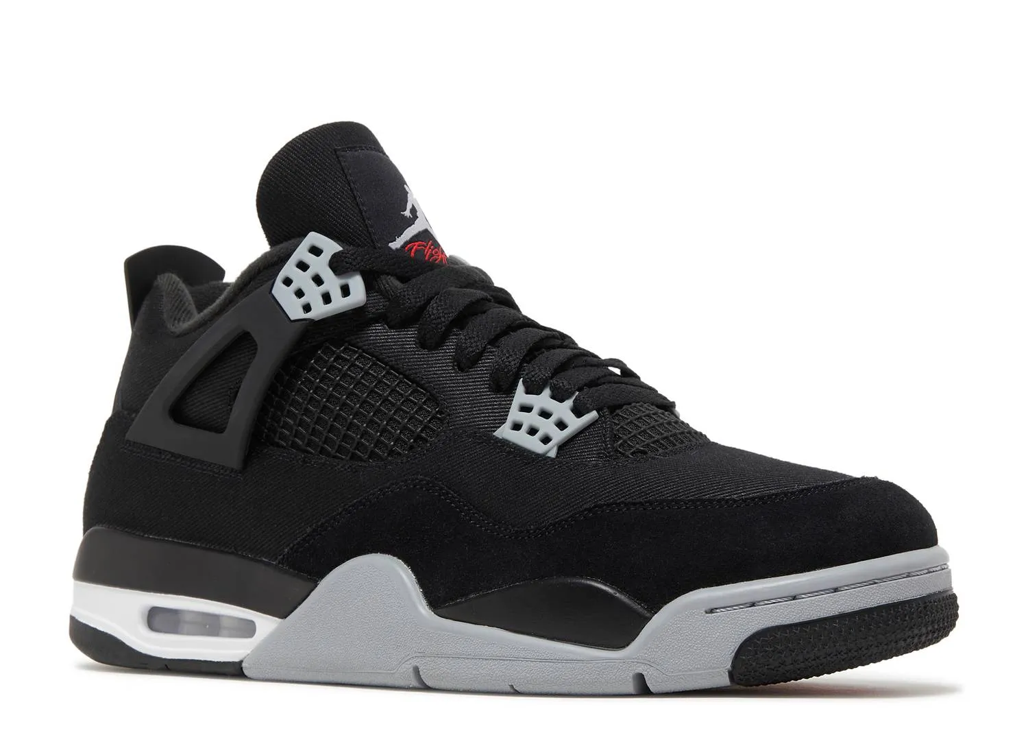 Air Jordan 4 - Black Canvas