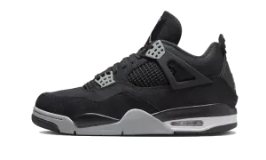 AIR JORDAN 4 BLACK CANVAS