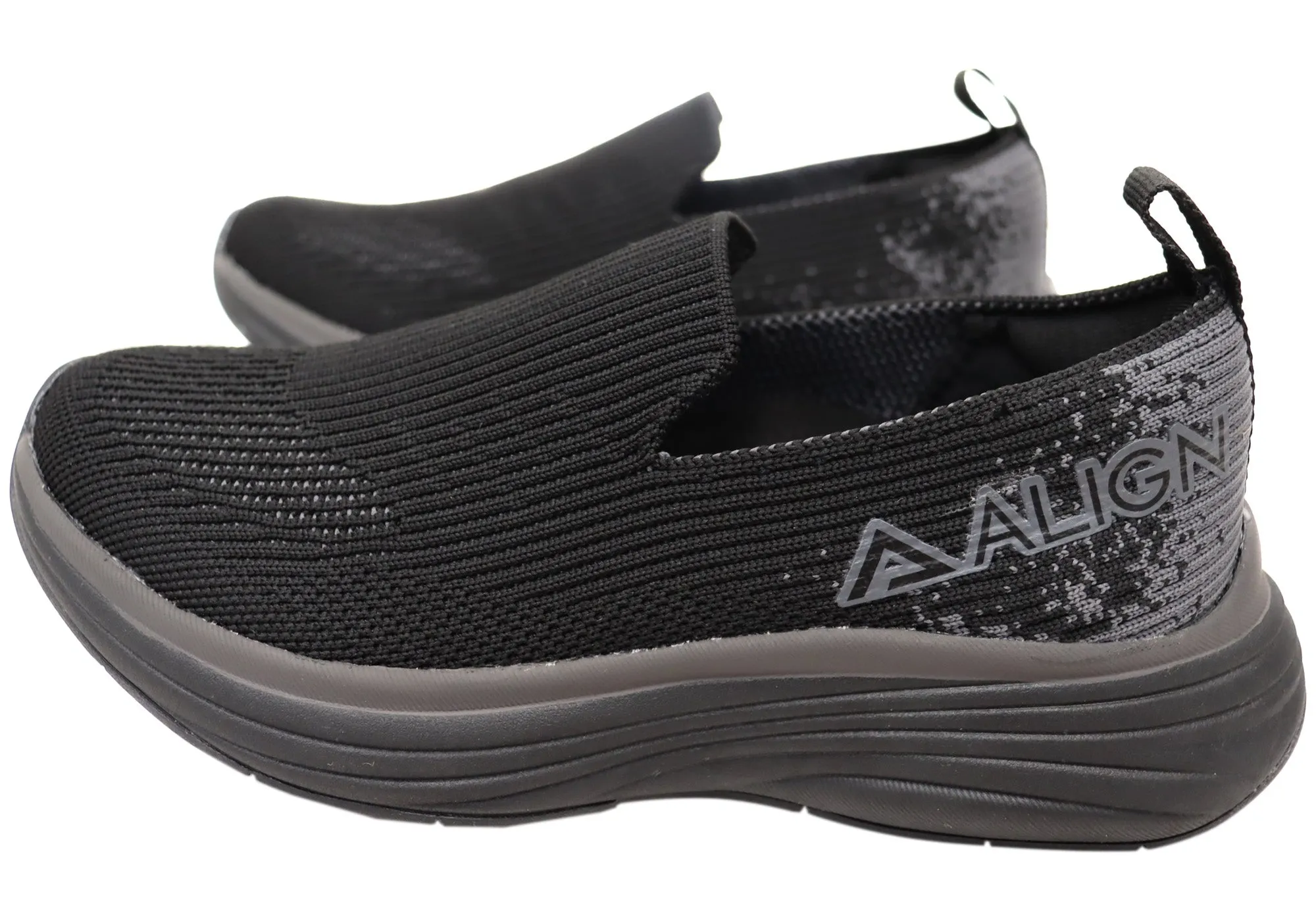 Align Thorne Womens Supportive Wide Fit Arch Support Slip On Sneakers