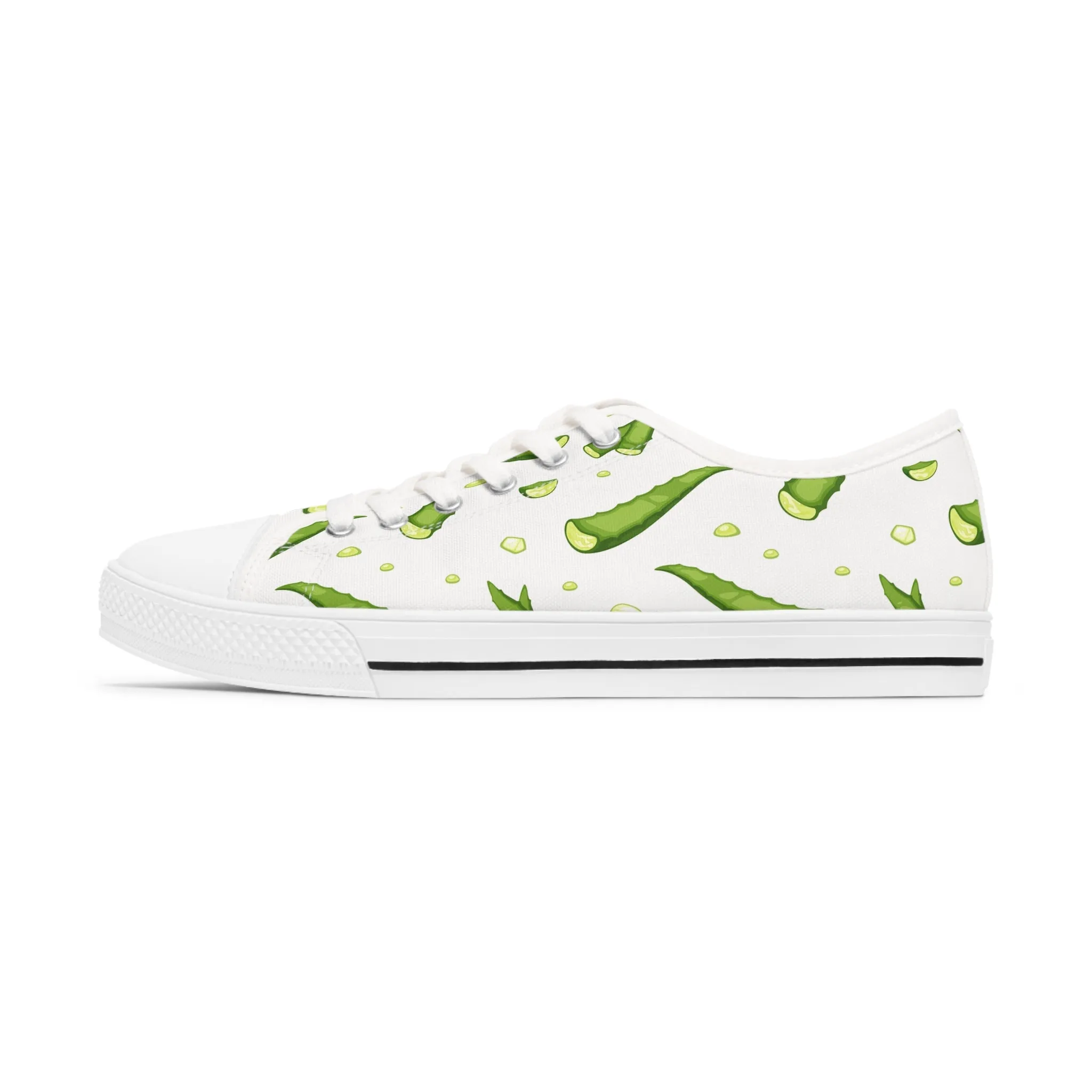 Aloe Vera Women's Low Top Sneakers