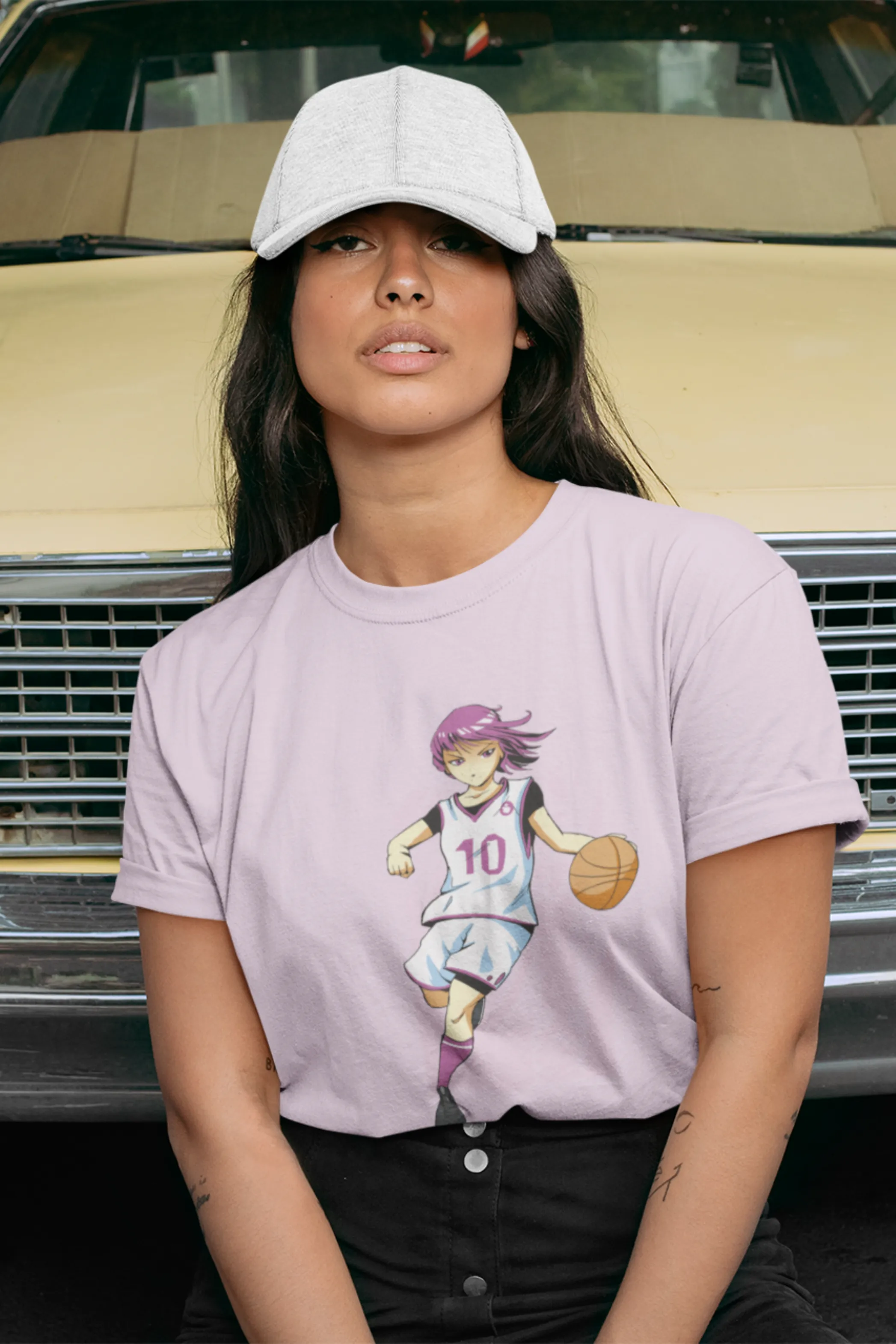 Anime Basketball Printed T-shirt for women