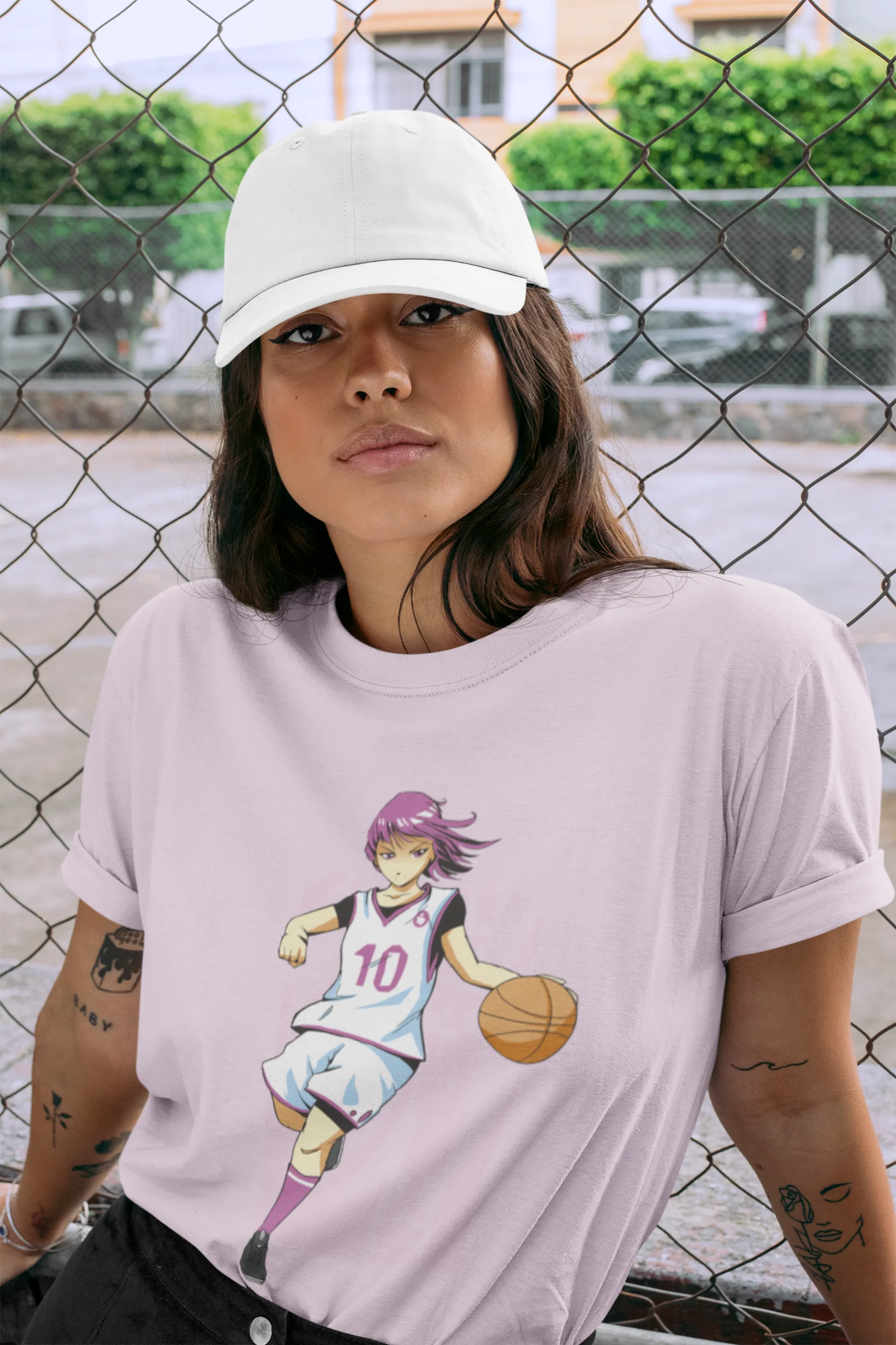 Anime Basketball Printed T-shirt for women