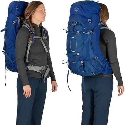 Ariel 65L Extended Fit Backpack - Women's Osprey Packs, Ceramic Blue