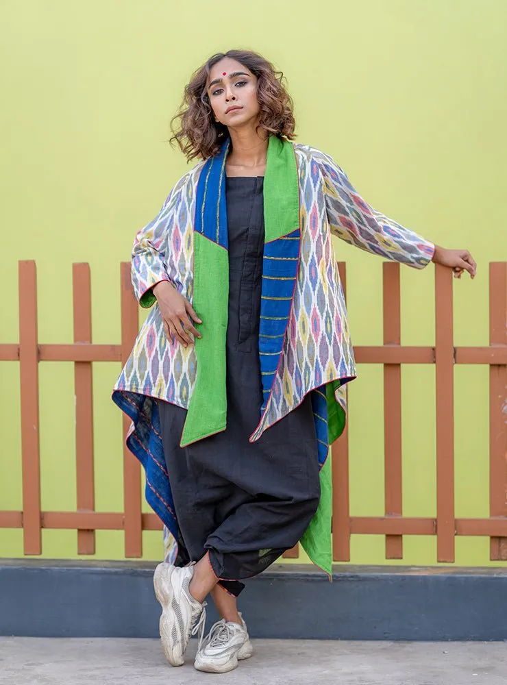 Asymmetrical  Reversible Jacket : HIJI BIJI