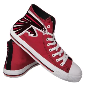 Atlanta Falcons NFL Mens High Top Big Logo Canvas Shoes