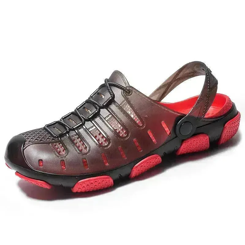 Baotou Sandals Outdoor Wear Half Drag Beach Shoes Men