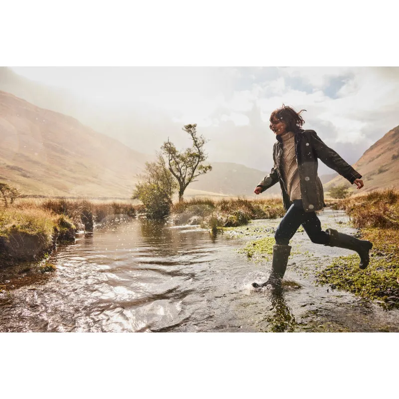 Barbour Bede Ladies Wellington Boot - Olive