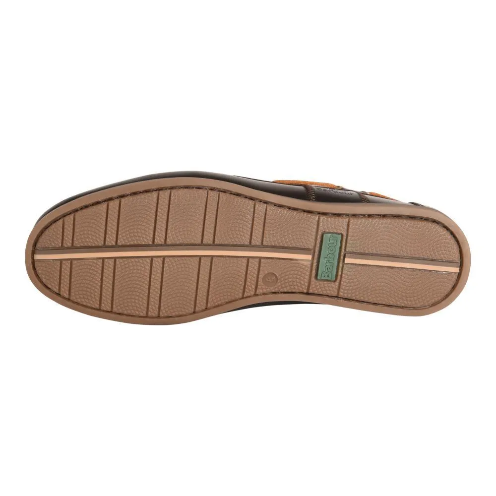 Barbour Capstan Mens Deck Shoe - Dark Brown