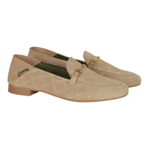 Barbour Esme Ladies Loafer - Beige Suede