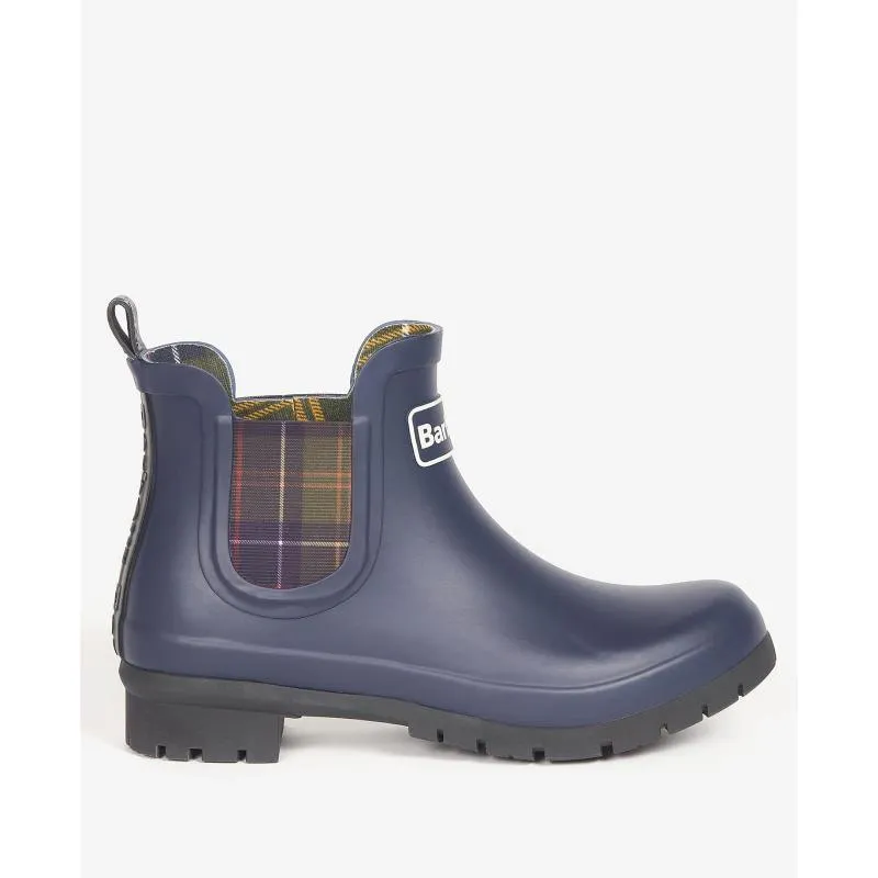 Barbour Kingham Ladies Ankle Wellington Boot - Navy