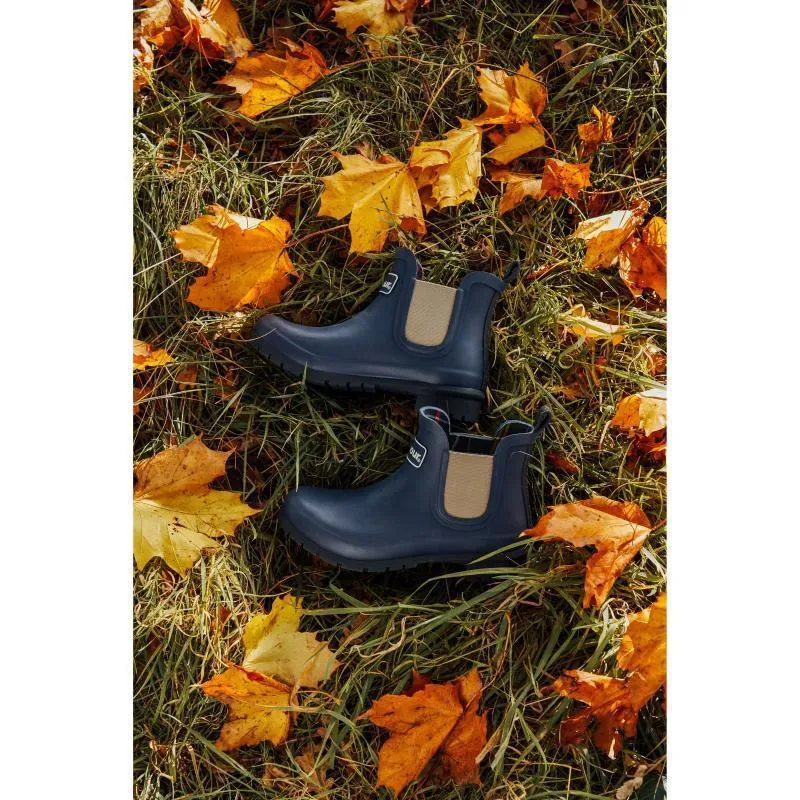 Barbour Kingham Ladies Ankle Wellington Boot - Navy