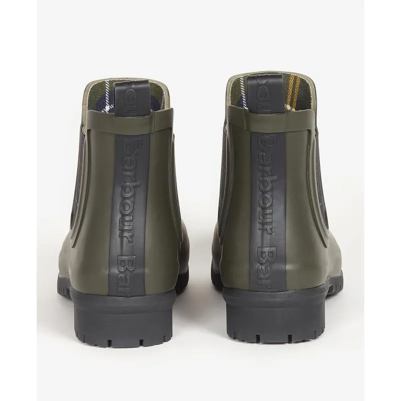 Barbour Kingham Ladies Ankle Wellington Boot - Olive