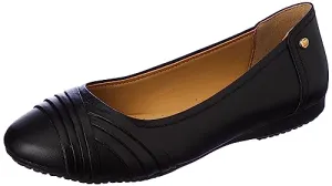 Bata Comfit WomenPLEATED Ballerina EShoes UK 7 Color Black (5516280)