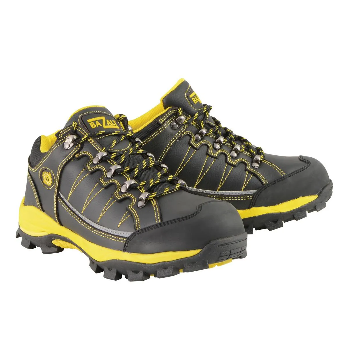 Bazalt MBM9121ST Men's Black and Yellow Water and Frost Proof Leather