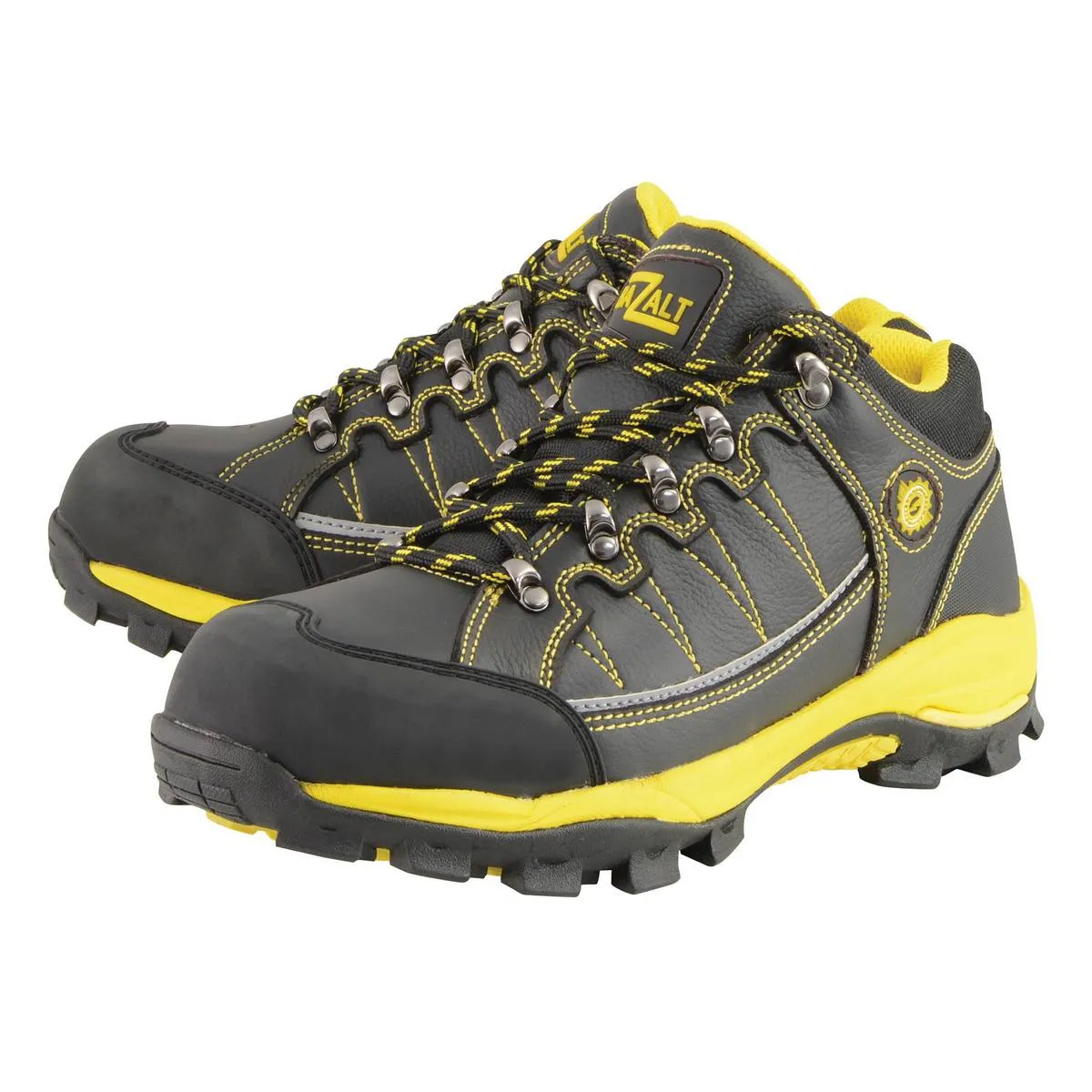 Bazalt MBM9121ST Men's Black and Yellow Water and Frost Proof Leather