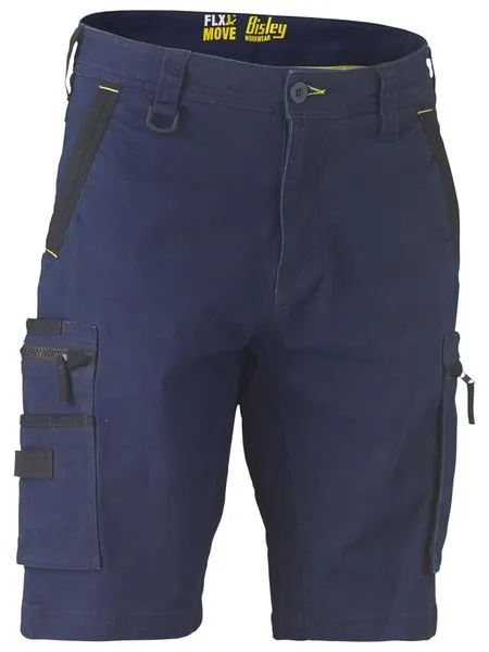 Bisley Flex & Stretch Utility Zip Cargo Short (BSHC1330)