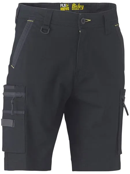 Bisley Flex & Stretch Utility Zip Cargo Short (BSHC1330)