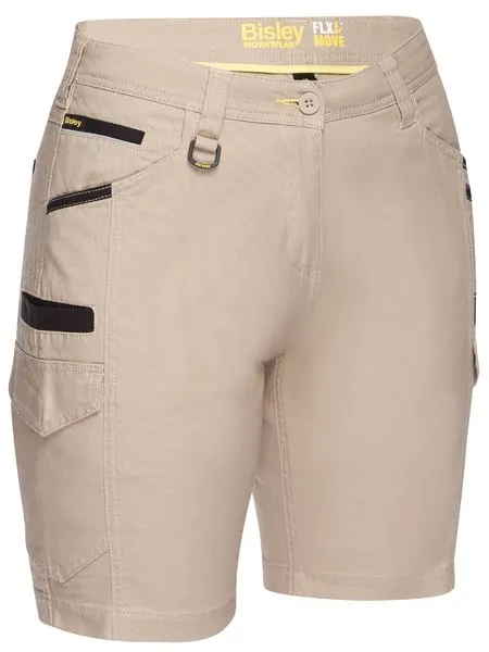 Bisley Women's Flx & Move Cargo Short (BSHL1044)