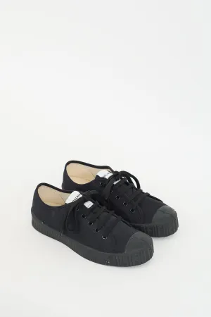 Black Canvas & Rubber Special Low Sneaker