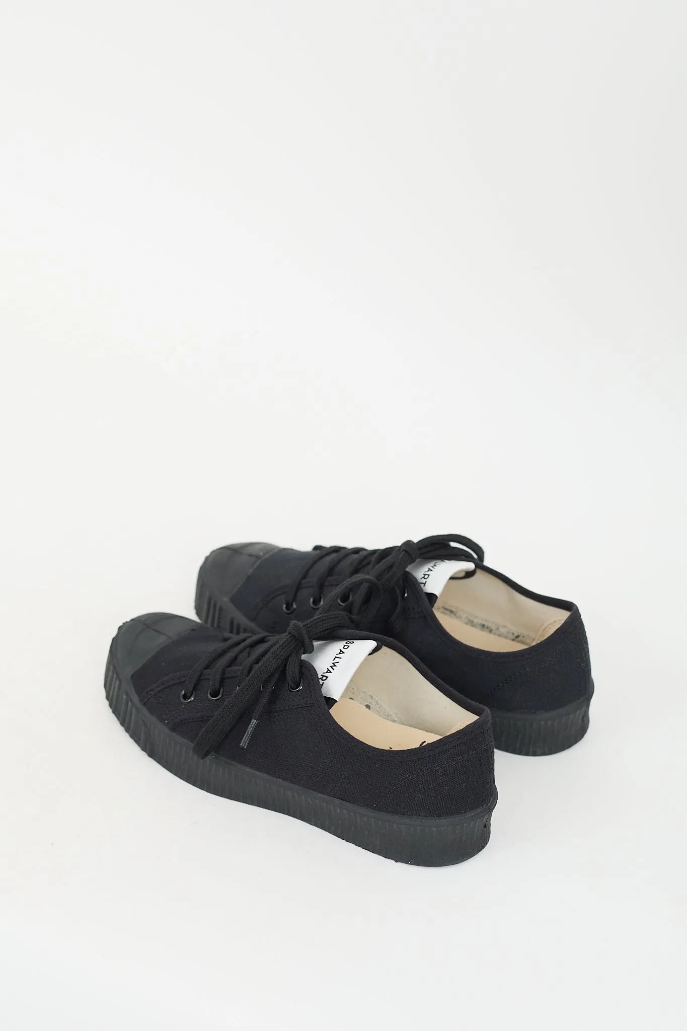 Black Canvas & Rubber Special Low Sneaker