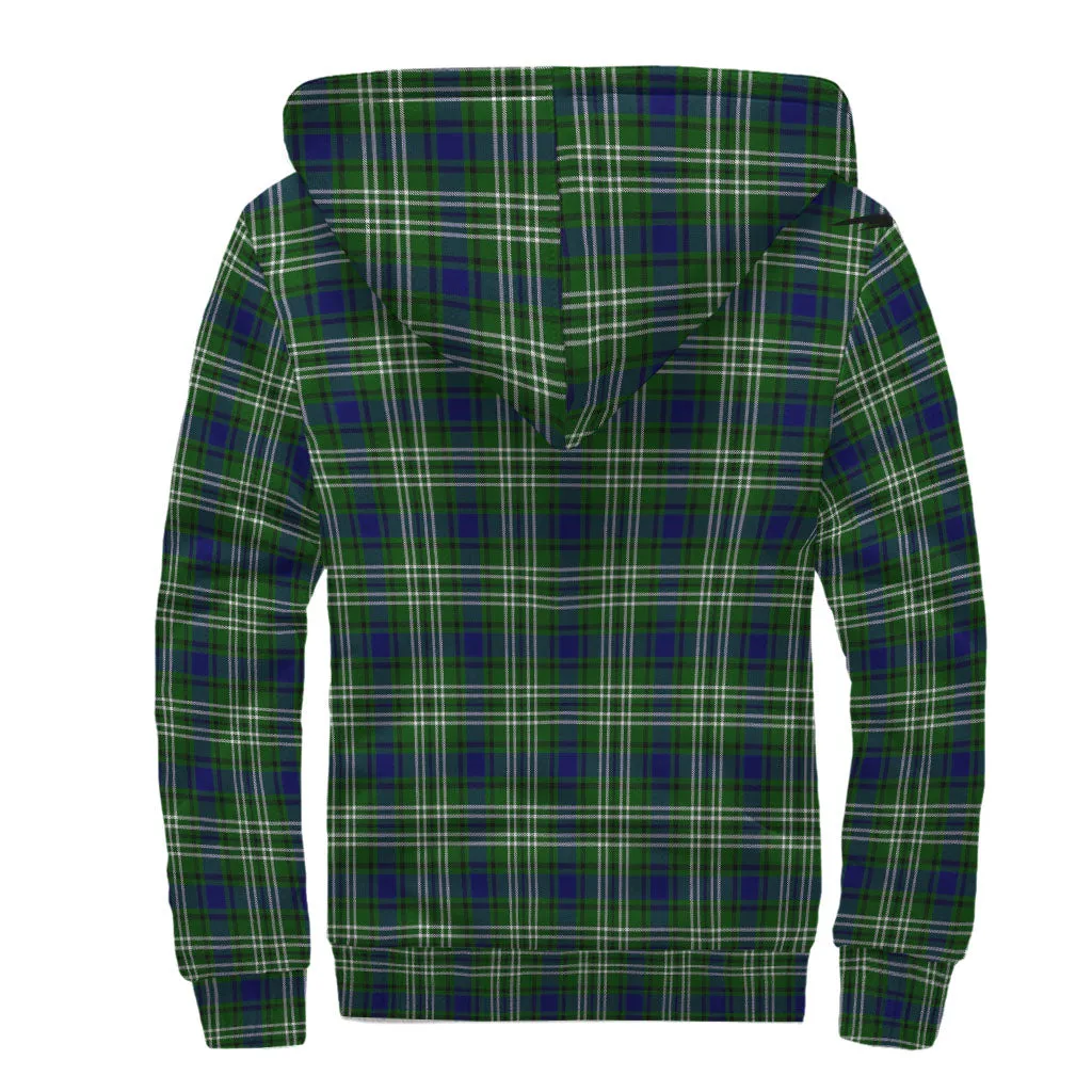 Blackadder Tartan Sherpa Hoodie with Family Crest