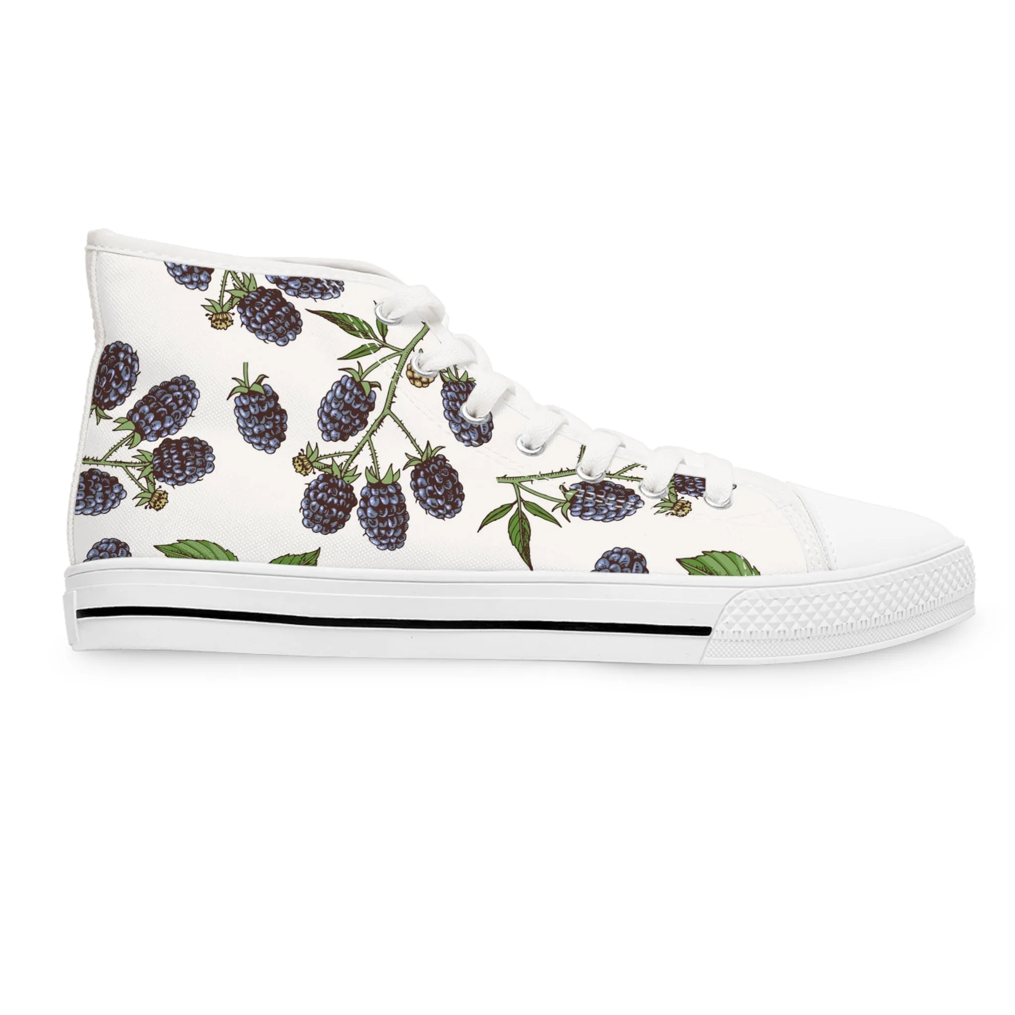 Blackberry Women's High Top Sneakers