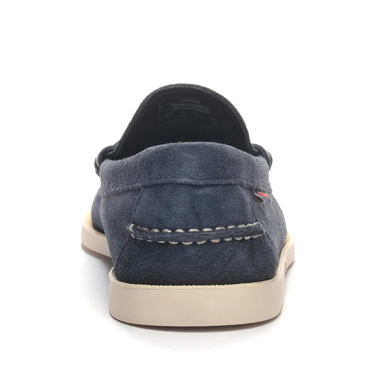 Blue Navy Dan Boat Flesh Out Suede Loafers