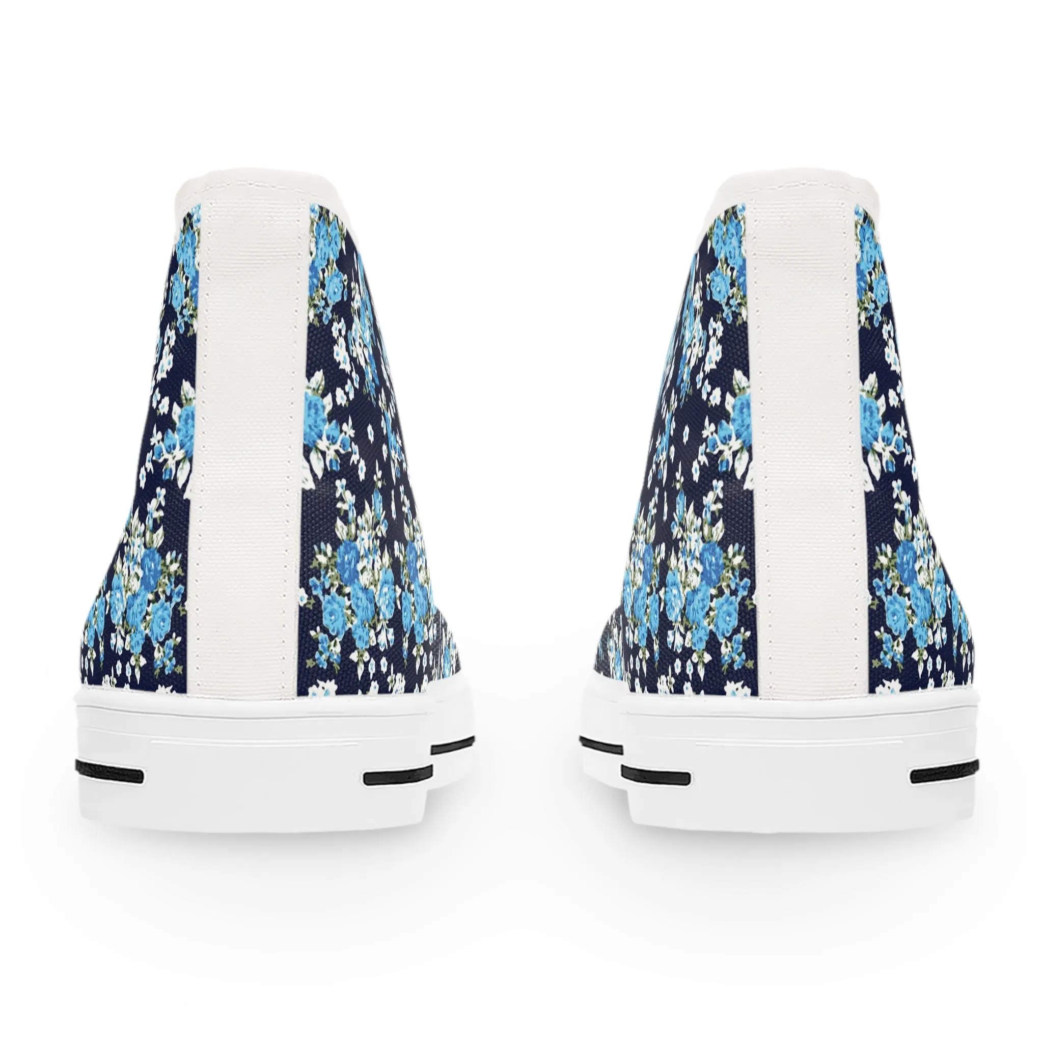 Blue Roses Women's High Top Sneakers