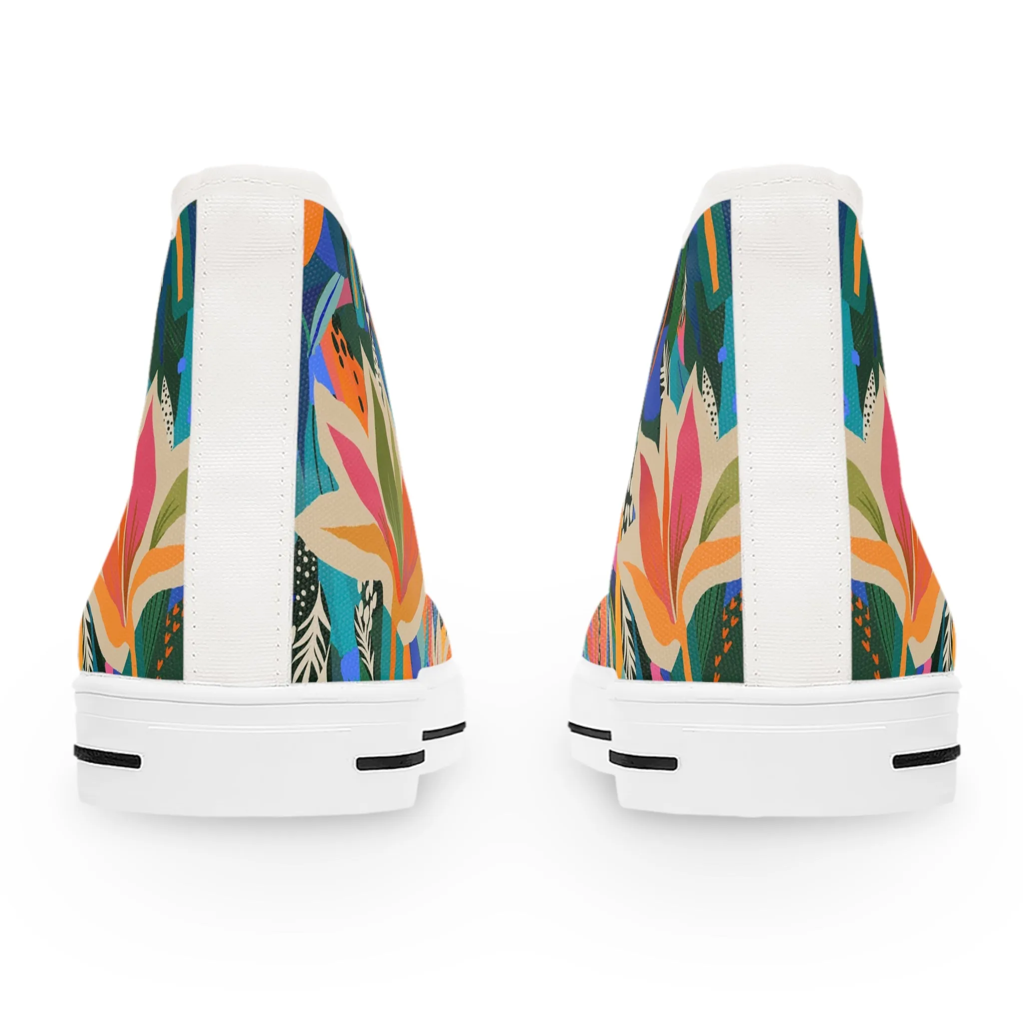 Boho Blossom Women's High Top Sneakers