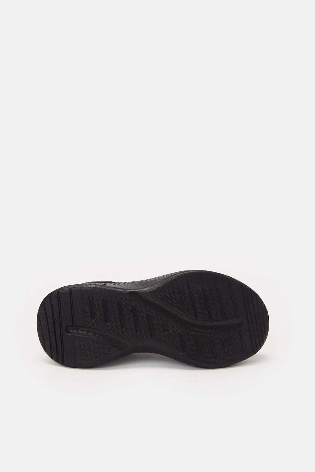 Boys Black Easy Slip-On Shoes