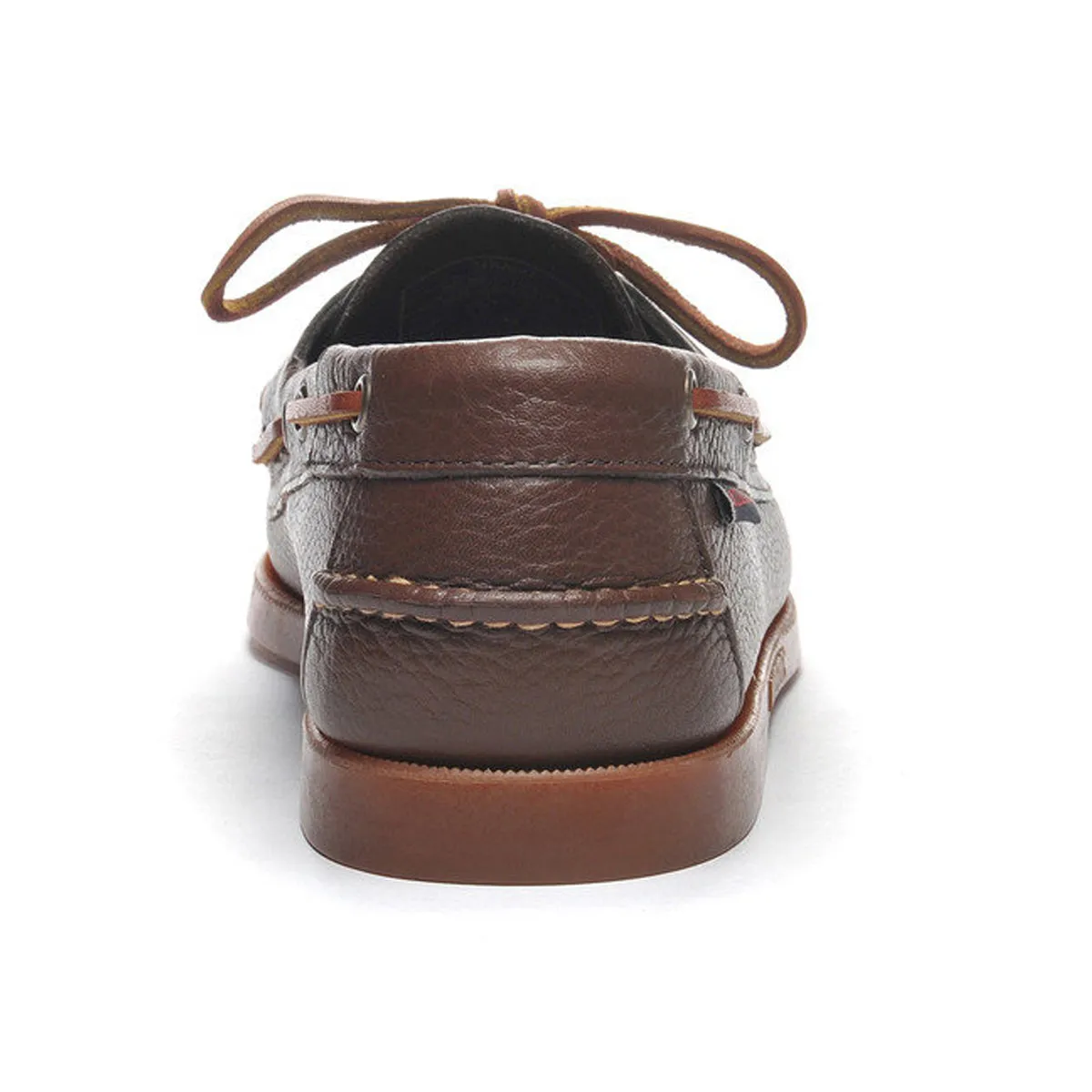 Brown Cognac Portland Martellato Boat Shoes