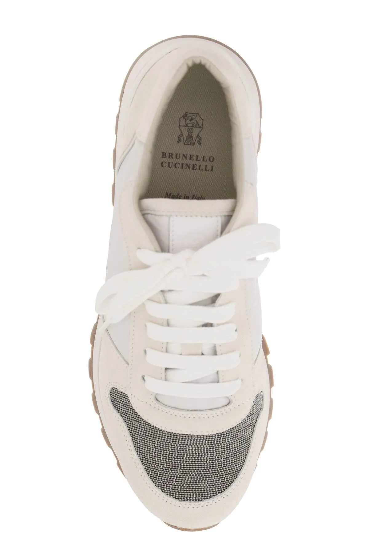 Brunello cucinelli sneakers with monili toe