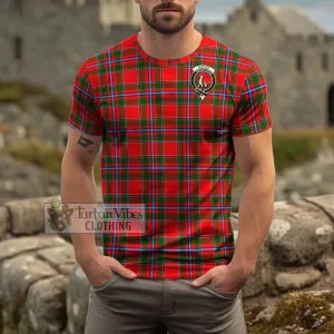 Butter Tartan Cotton T-Shirt with Family Crest