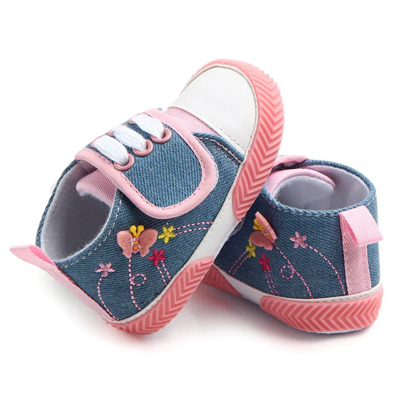 Butterfly baby shoes soft soled walking shoes