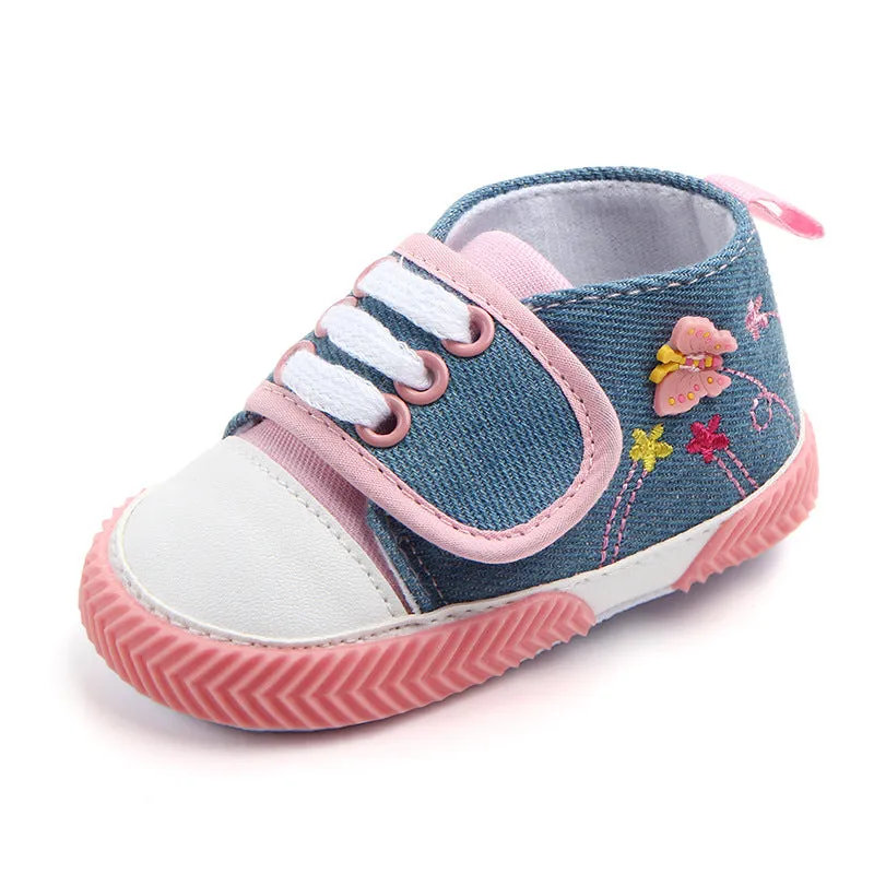 Butterfly baby shoes soft soled walking shoes