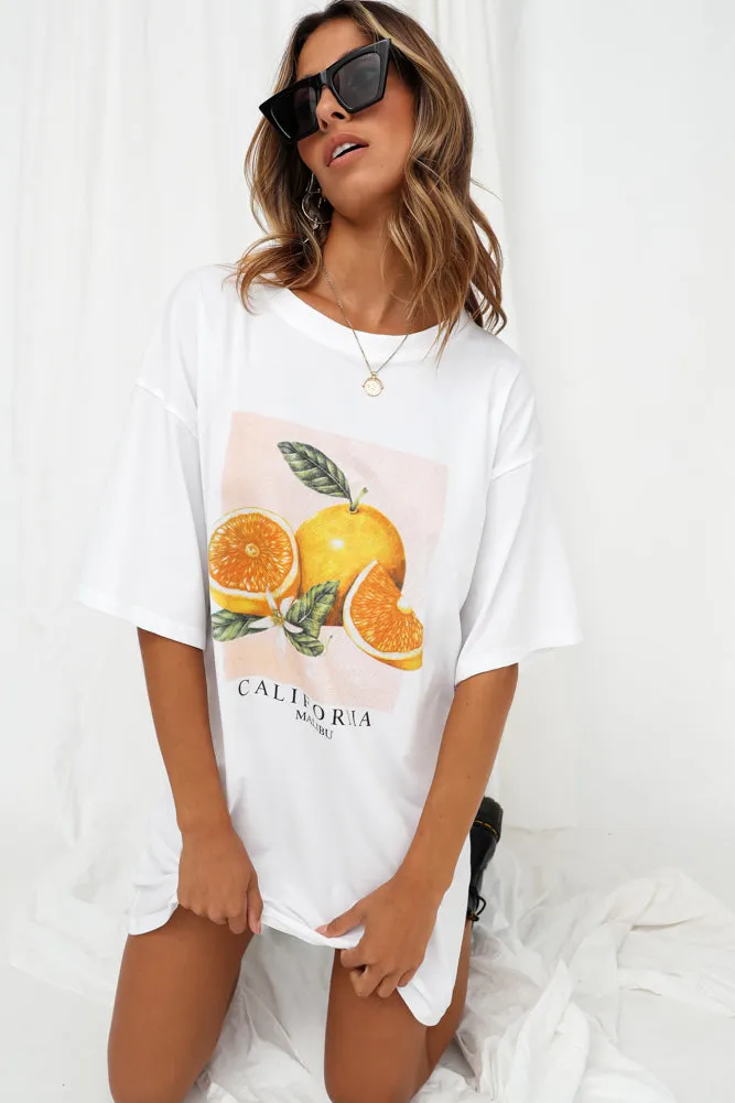 California Tee White