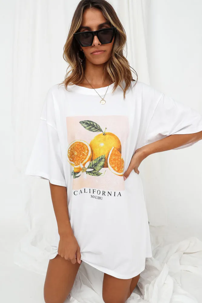 California Tee White