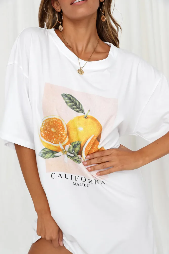 California Tee White