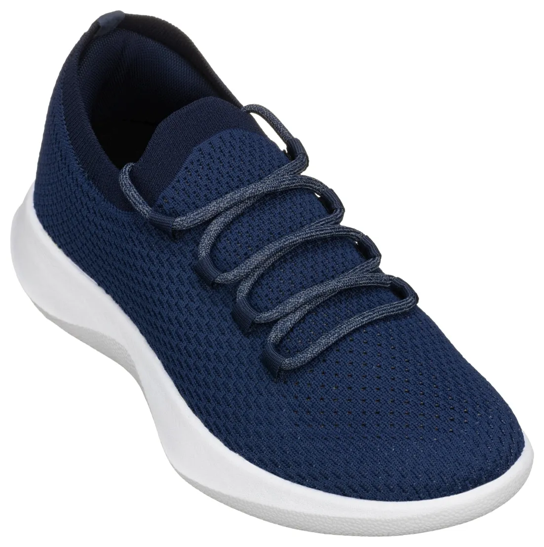 CALTO - Q084 - 2.4 Inches Taller (Blue/Grey) - Ultra Lightweight Sneakers