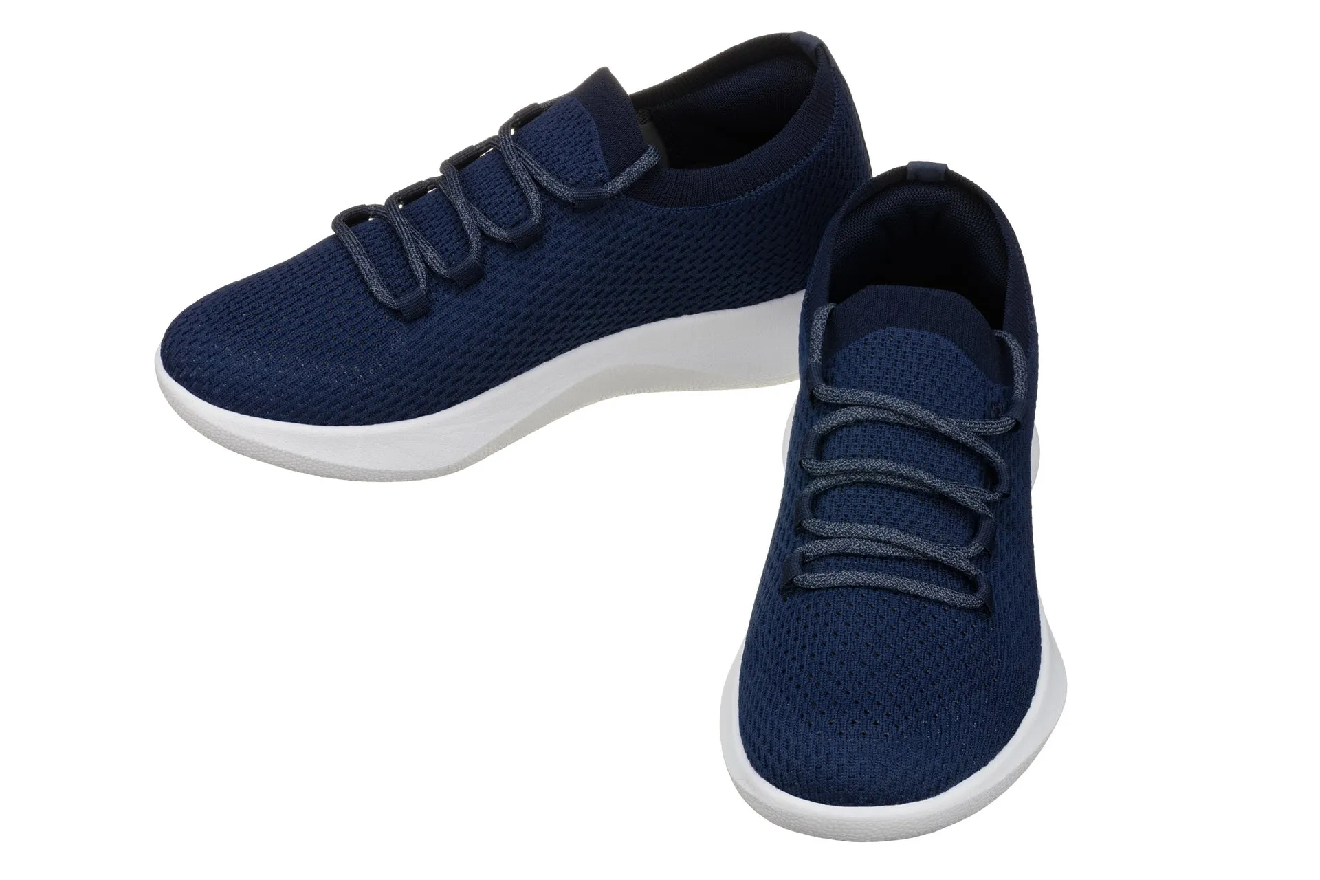 CALTO - Q084 - 2.4 Inches Taller (Blue/Grey) - Ultra Lightweight Sneakers