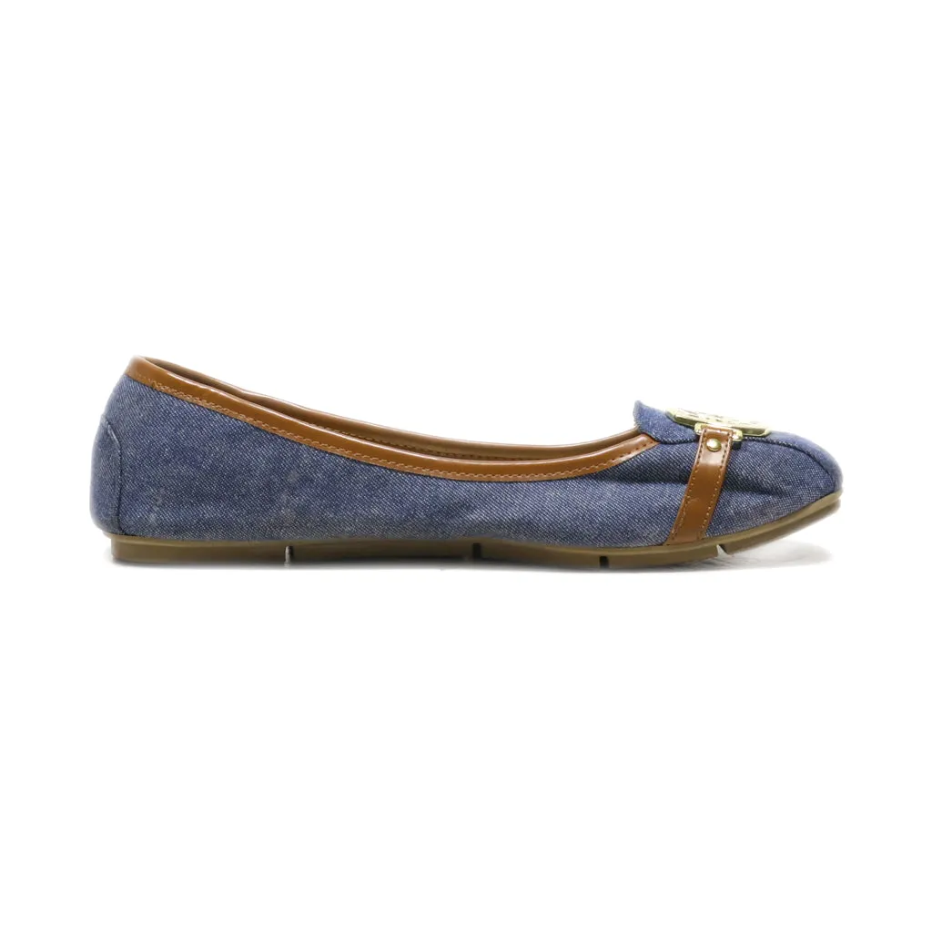 Christian Siriano Ballerinas Canvas Blue Colour For Women