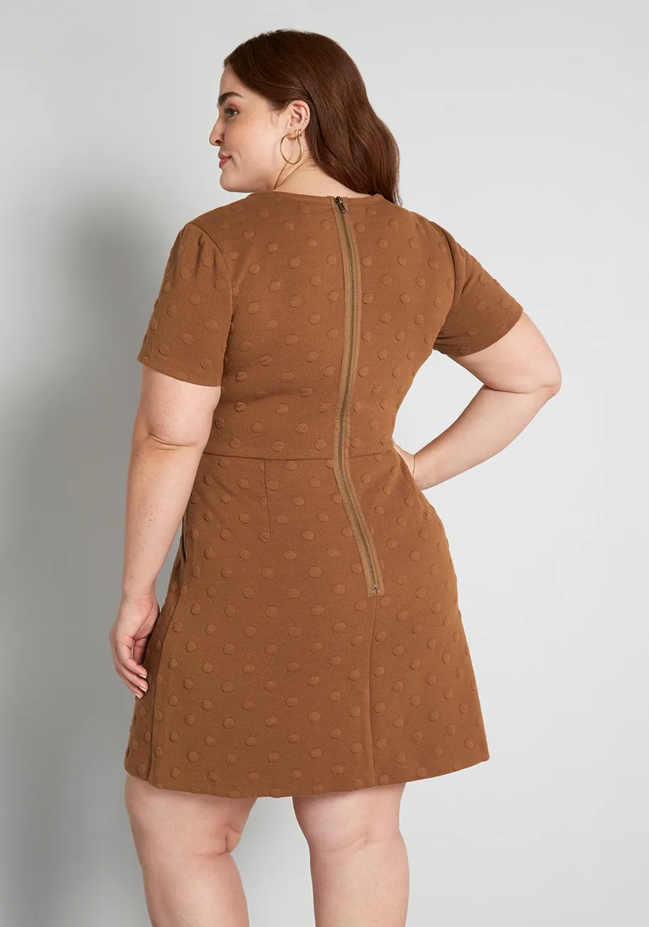 Circle, Circle Dot A-Line Dress